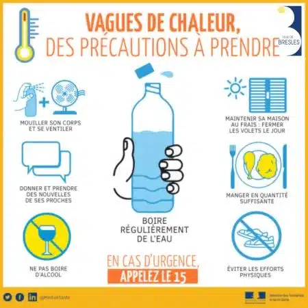 Lire la suite de l'actualité ☀️🌡️ VAGUE DE CHALEUR : adoptons les bons réflexes !
