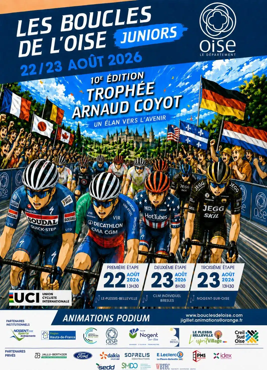 Lire la suite de l'actualité 🚴‍♂️ Les Boucles de l&rsquo;Oise Juniors reviennent à Bresles ! 🚴‍♀️