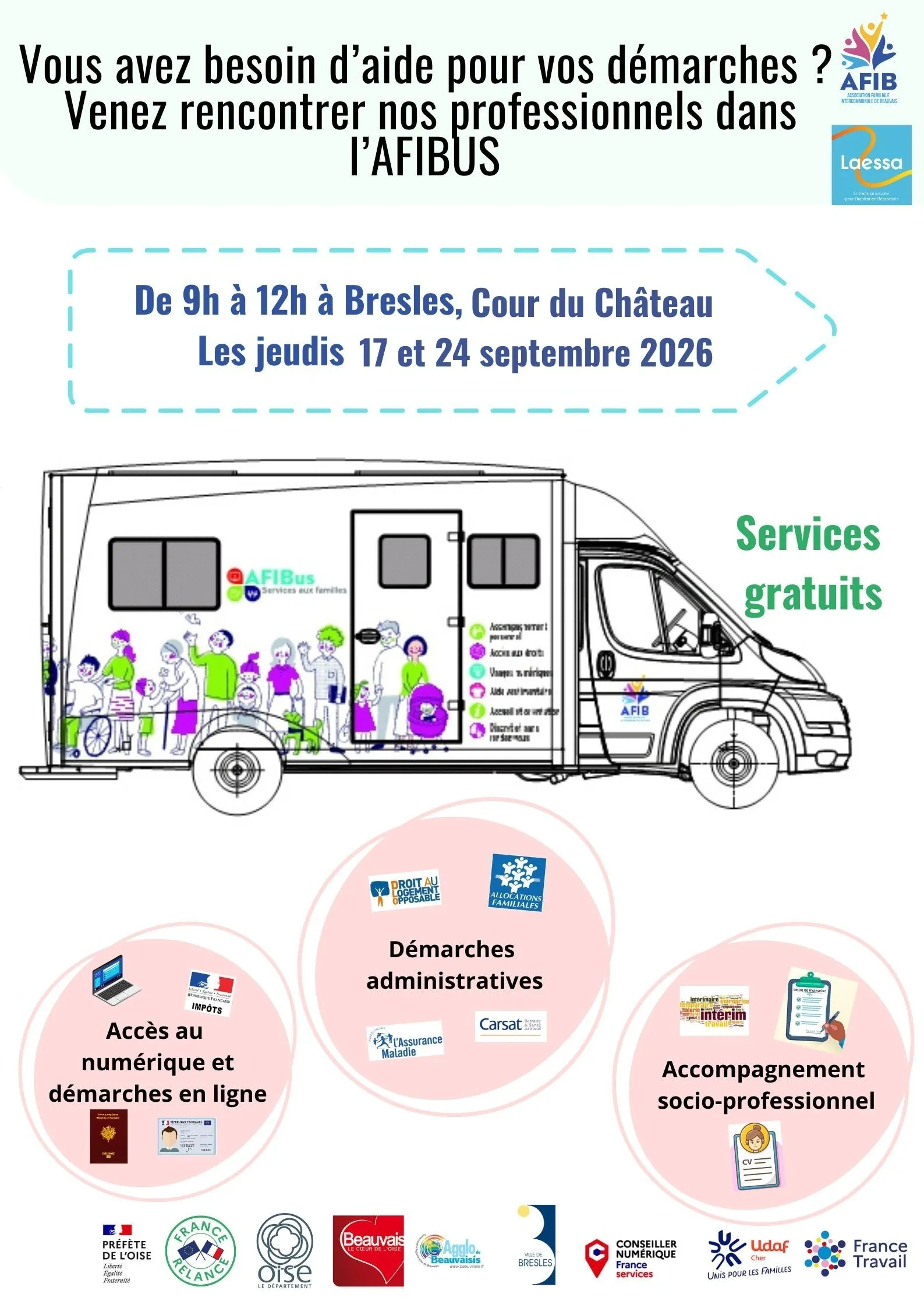 Lire la suite de l'actualité 📍 L’AFIBUS fait étape à Bresles le 17 septembre !