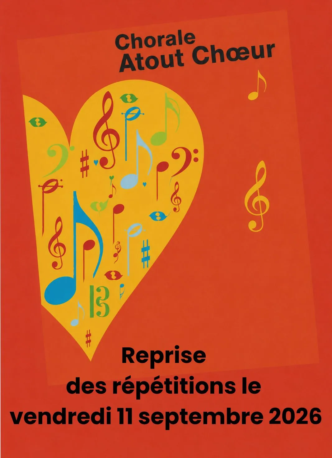 Lire la suite de l'actualité 🎤 Reprise des répétitions de la Chorale Atout Chœur